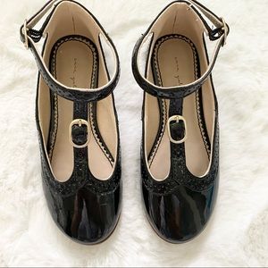 Zara Girls Black Patent Shoes